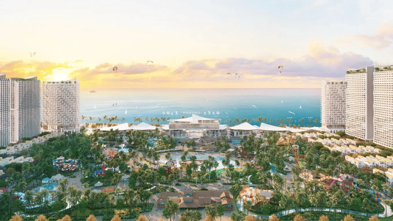 Sun World Vũng Tàu nằm giữa khu đô thị.